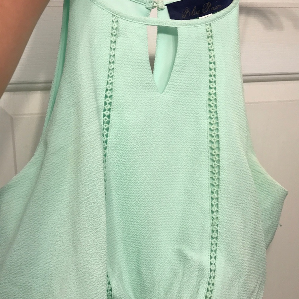 Mint green dress